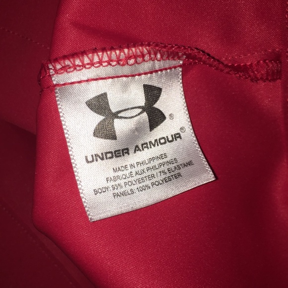 Red Under Amour Short Sleeve Jacket - Picture 7 of 7